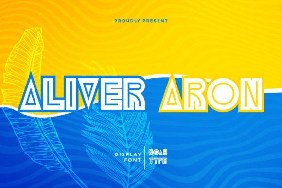 Aliver Aron: A Futuristic Display Typeface for Bold Branding