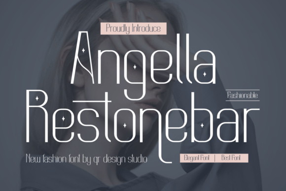 Angella Restonebar Font for a Polished Brand Look