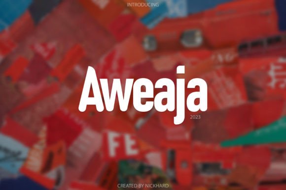 Aweaja: A Modern Display Typeface for Warm Editorial Design