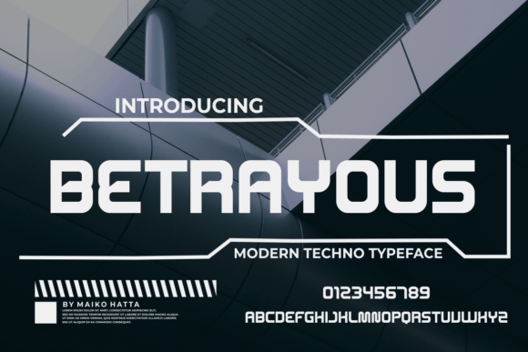 Betrayous: A Bold Display Font for Modern Editorial Design