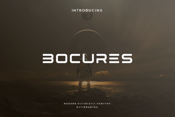 Bocures: The Futuristic Display Font for Modern Makers