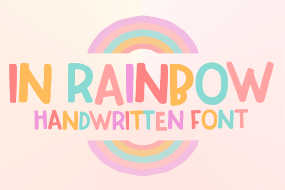 Bringing Joy to Your Shop with the In Rainbow Display Font