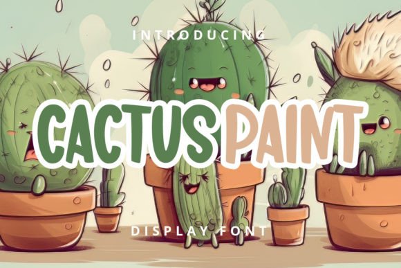 Cactus Paint: A Playful Typeface for Modern Web Design