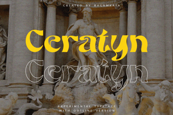 Ceratyn: The Trippy Display Font That Elevates Small Business Branding