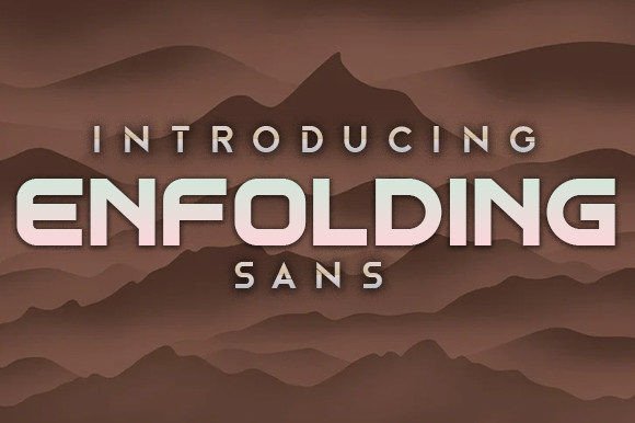 Enfolding: The Perfect Display Typeface for Handmade Creators