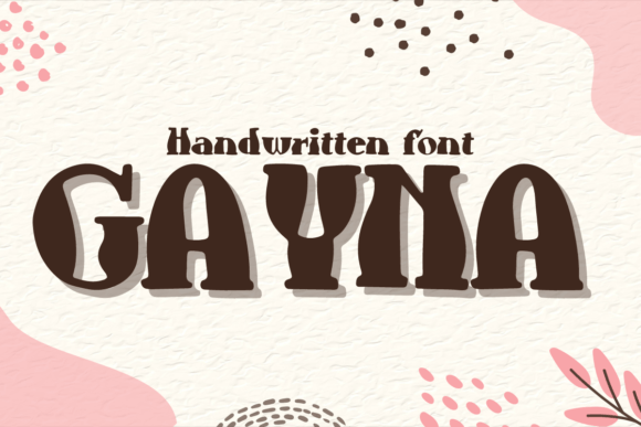 Gayna: A Fun Display Typeface for Creative Web Projects