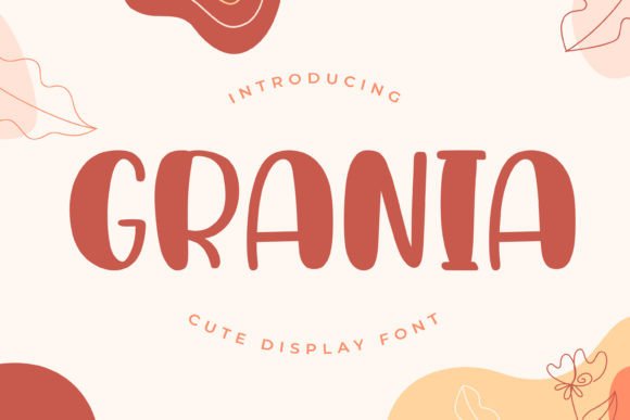 Grania: A Playful Display Font for Authentic Brand Identities