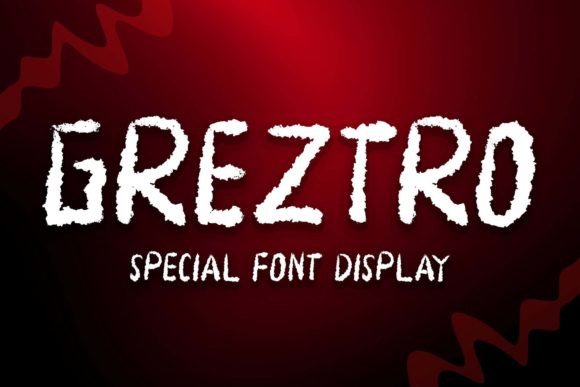 Greztro: A Quirky Display Typeface for Modern Editorial Design
