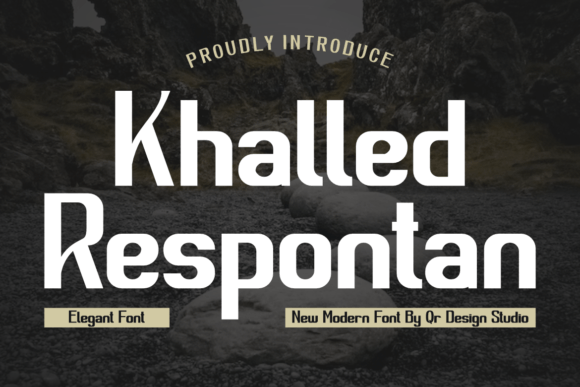 Khalled Respontan: The Bold Typeface That Elevates Campaign Visuals