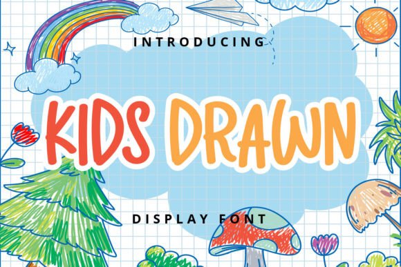 Kids Drawn: A Playful Typeface for Modern Web Design