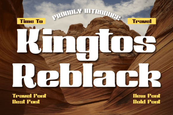 Kingtos Reblack: The Bold Typeface for Impactful Web Design