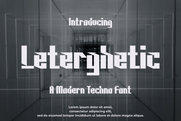 Leterghetic: The Bold Display Font for Handmade Product Design