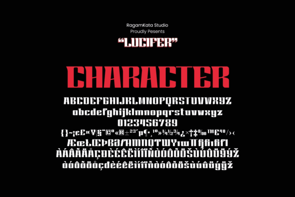 Lucifer Display Font for Bold Branding and Visual Impact