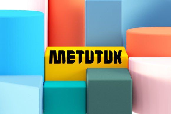 Metutuk: A Bold Display Typeface for Modern Web Design