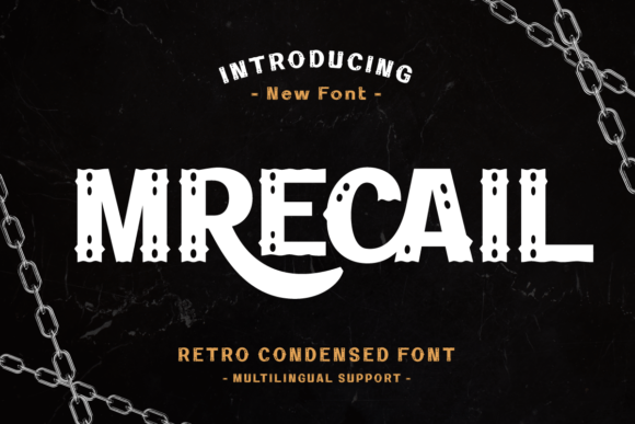 Mrecail: The Premium Display Font for Stronger Brand Identity
