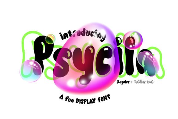 Psycila Font Review: A Psychedelic Display Font for Bold Branding