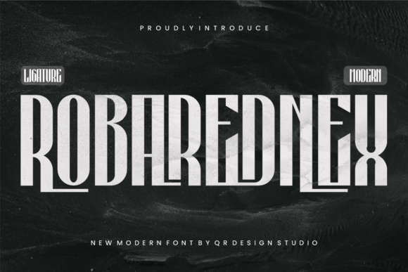Robarednex: A Bold Display Font for Modern Web Design