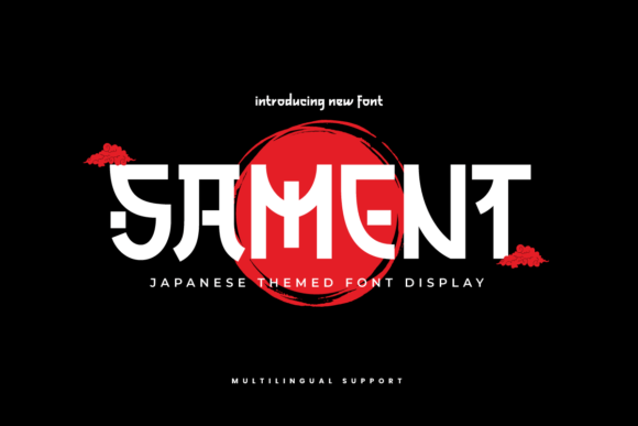 Sament: The Perfect Japanese Style Font for Handmade Crafts