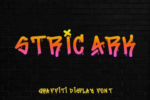 Stric Ark: The Street Art Typeface for Bold Brand Identity
