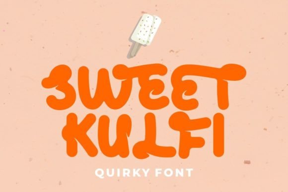 Sweet Kulfi: A Quirky Display Typeface for Playful Brand Identities