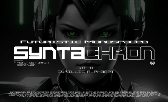 Syntachron: A Bold Display Font for Creative Makers