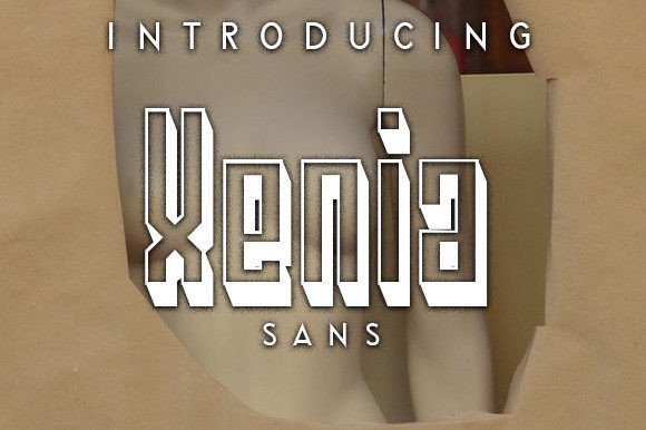 Xenia: The Blocky 3D Typeface That Elevates Campaign Headlines