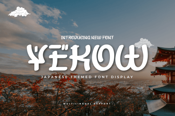 Yekow: A Japanese-Style Display Typeface for Modern Web Design